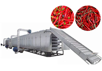 Industrial Pepper Drying Machine, Multi Layer Mesh Belt Vegetable Dehydrator Dryer Machine