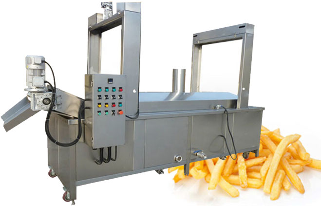 french fries frying machine