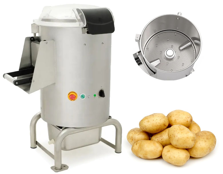 Automatic potato peeler