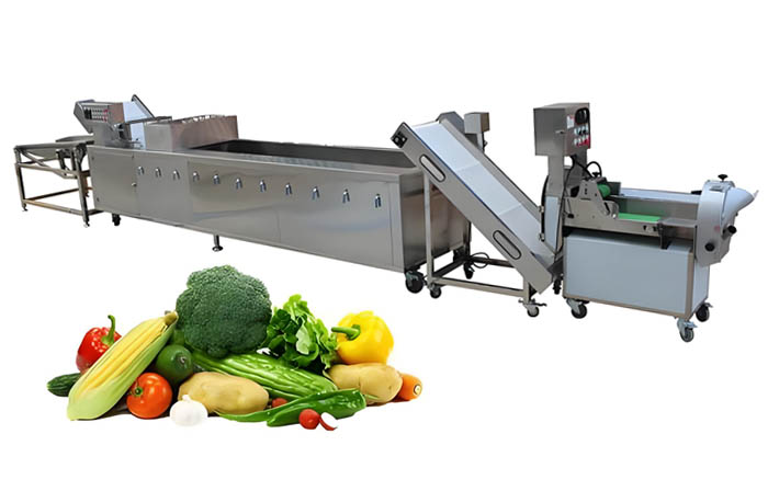 fruit and vegetable washing and cutting production line